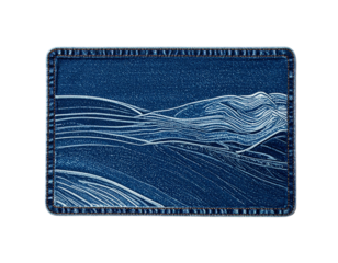 Abstract blue square illustration transparent background design element