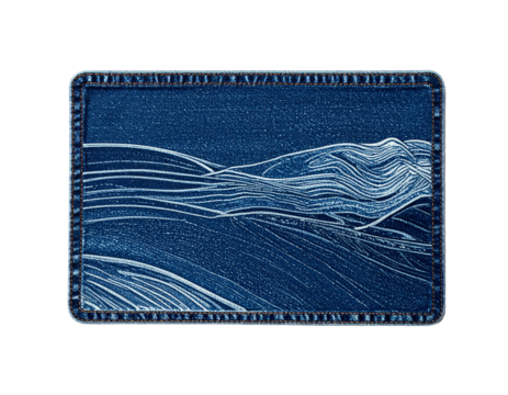 Abstract blue square illustration transparent background design element