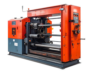 Industrial machine with transparent background vector illustration