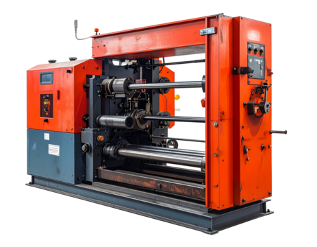 Industrial machine with transparent background vector illustration - Powered by Adobe