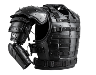 Protective vest isolated on a transparent background