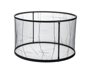 Transparent cylinder illustration vector graphic design