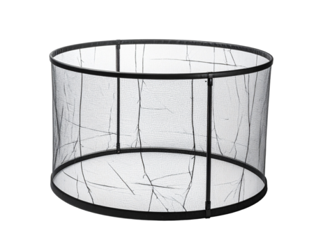 Transparent cylinder illustration vector graphic design