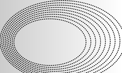 3D blue techno background. Big data visualization on dark space with dotted lines shape effect decoration. Modern graphic design element dots circle style concept for flyer, card, or brochure cover