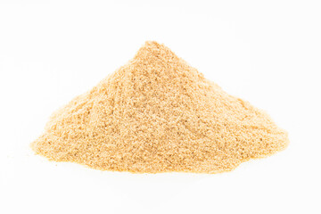 Heap of dried Peruvian maca powder - Lepidium meyenii.
