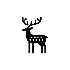 Geometric Deer Stag Silhouette Vector Artwork