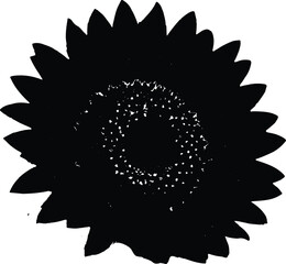 abstract sunflower vector
