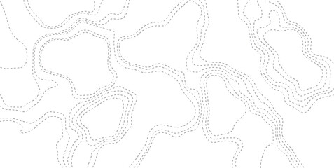 Minimal abstract pattern with dashed curved lines forming symmetrical flow shapes. Modern vector texture for surface design and backgrounds.