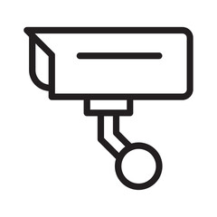 CCTV camera icon representing surveillance, monitoring, and video security.