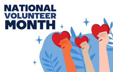 National Volunteer Month for better volunteer activities
