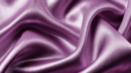 Fototapeta premium Elegant Lavender Silk Fabric with Soft Folds and Luxurious Texture Background for Fashion
