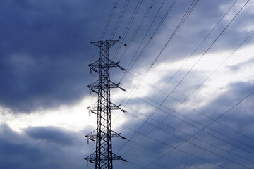High voltage electric tower