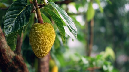 Jackfruit fruit on tree