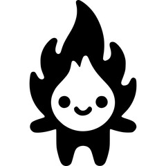 Cute Fire Icon