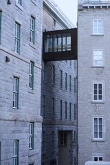 Small bridge connecting two buildings