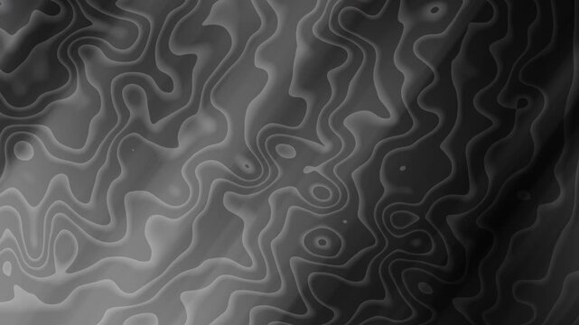 Black gray gradient background. Gray topographic map lines suitable for geography lessons, cartography projects, travel blogs, educational presentations, and geographic design projects.