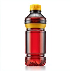 Red Beverage Bottle