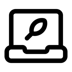 laptop icon for illustration