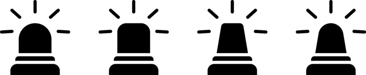 Siren Silhouette Icons