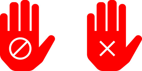 Stop Hand Sign