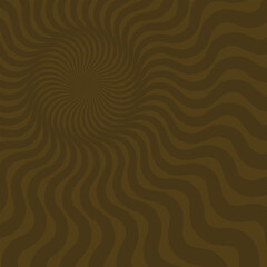 Brown Swirling Vortex Background or Dizzying Brown Swirl Digital Art