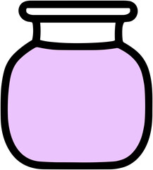 Cute Jar Icon: Minimal Kitchen Storage Design