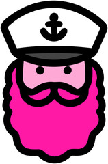 Cute Sailor Icon: Playful Maritime Character