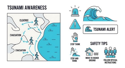 Tsunami Awareness Understanding Warning Signs, Evacuation Routes, and Safety Tips for Coastal Protection