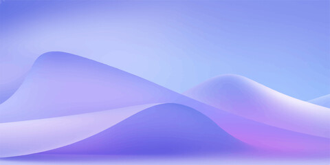 Abstract blue wave design with a soft flowing curve and light lines for a modern digital art wallpaper