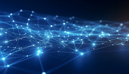 abstract blue background with stars