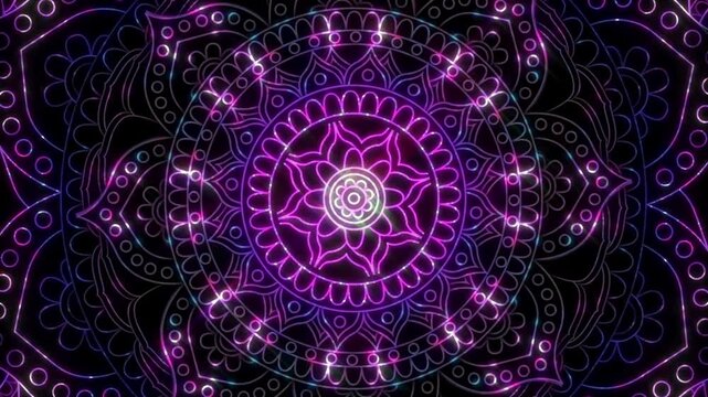 ornamental round lace pattern background mandala