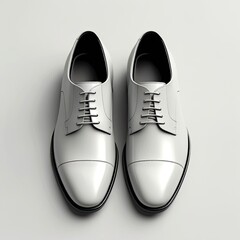 Elegant Formal Shoes Mockup on Clean Studio Background