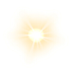 Bright Yellow Energy Flash, Dynamic glowing burst of light inspired by sunlight and star energy