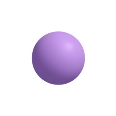 Fototapeta premium Abstract Lilac Sphere Simple Geometric Shape for Modern Design