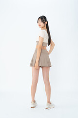 フィットネスでシェイプアップした女性