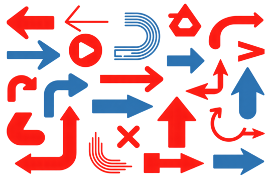 Dynamic arrow collection for modern interface design projects