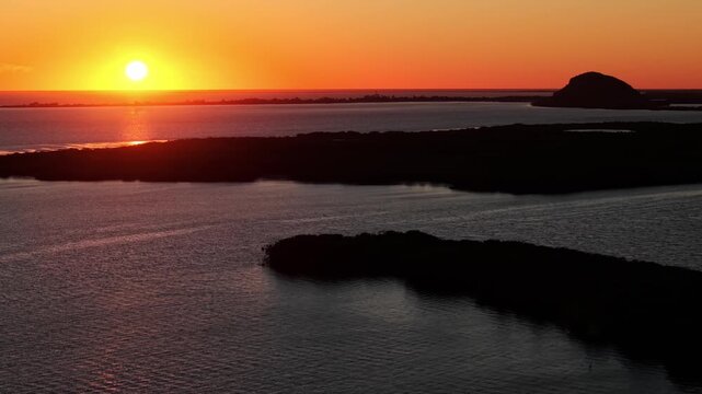 Atardecer en el mangle de topolobampo