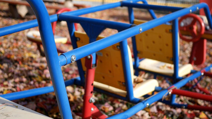 Autumn Playground Series - Old Plane Ride for Kids