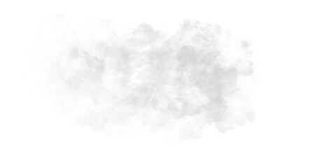 Soft gray smoke texture with transparent background for design overlays