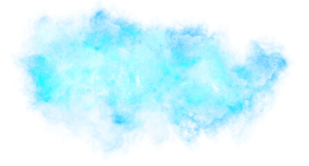 Blue Cosmic Energy Cloud, Glowing abstract nebula with futuristic light texture