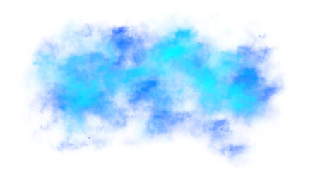 Mystic Blue Nebula Smoke, Atmospheric blue space cloud for cosmic designs
