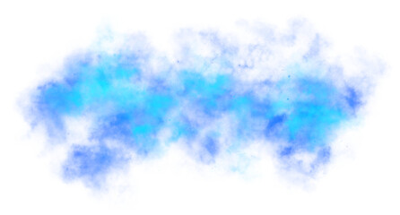 Cosmic Blue Cloud Effect on transparent background © irham