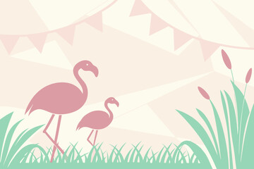 Naklejka premium Soft pastel polygons with gentle gradient overlays, minimalist abstract festive vibe, subtle typography space, 4K HD.