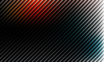 Abstract glass texture background with red blue dark color combination symmetry by using right angle stripes vector illustration represent a moody background