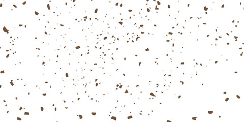 Versatile Vector Background Floating Crumbs Pattern. Light, airy crumbs gently drifting upwards on a crisp white canvas. This clean, editable design is perfect for food packaging, web banners, or che