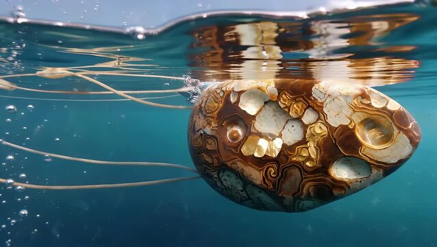 Precious Gemstone of Marine Coloration Sourced from a South American Nation Known for Its Valuable Mineral