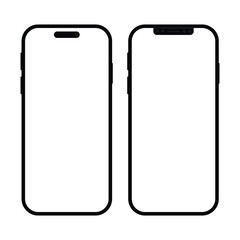 Simple mobile phone mockup