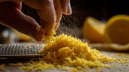 Citrus zest preparation