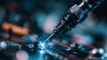 Electronic circuit welding