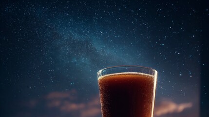 Nighttime drink glass